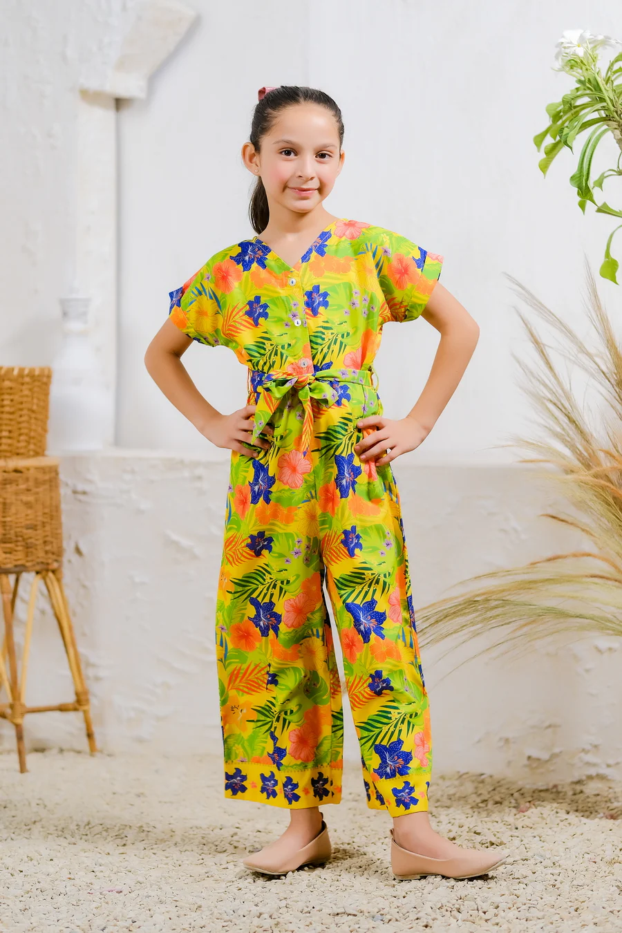 Kids 1 pc ready to wear - Sunshine Safari Jumpsuit