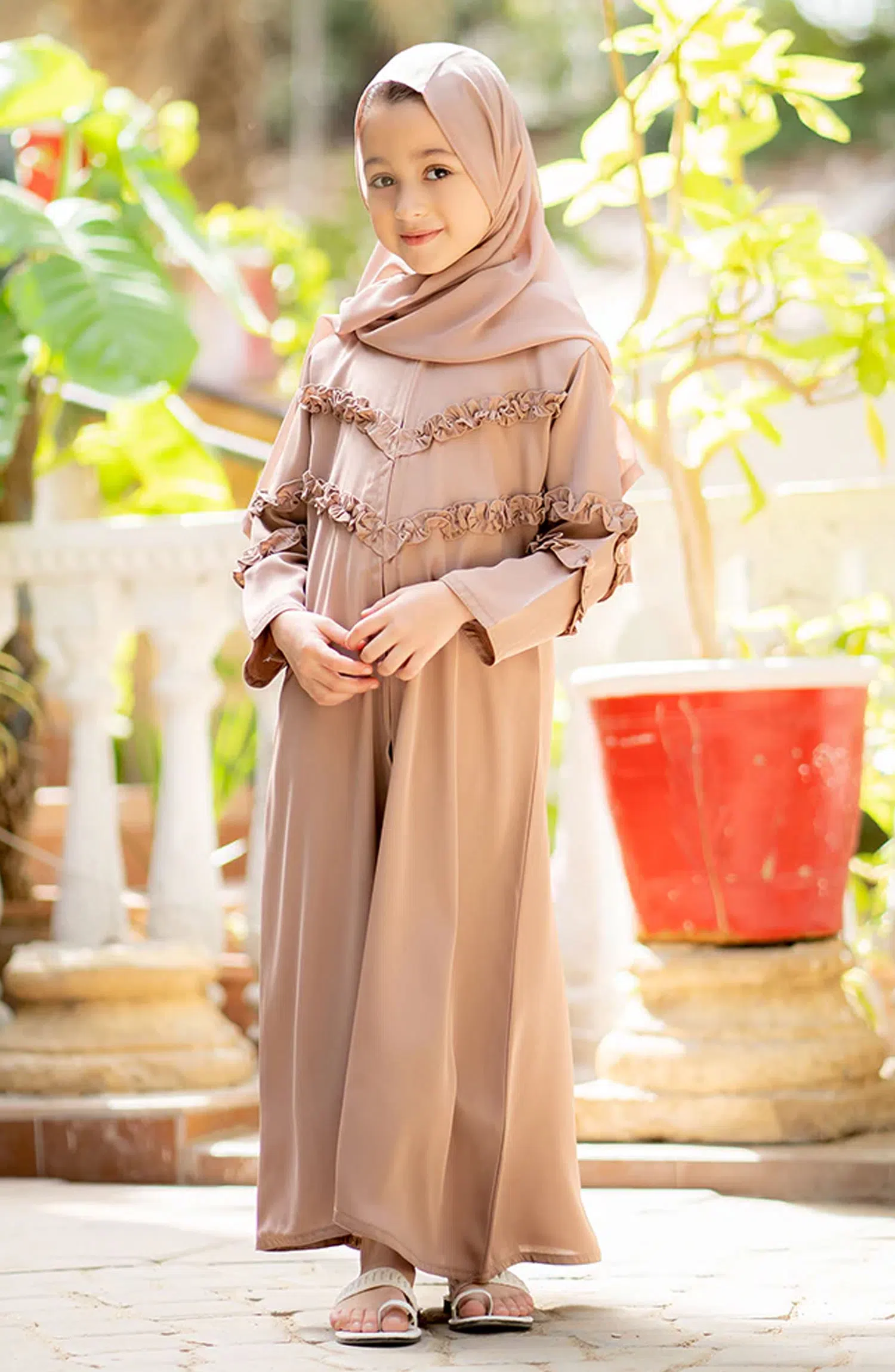 Black Camels Summer Kids Abaya Collection - Tara Basic Abaya