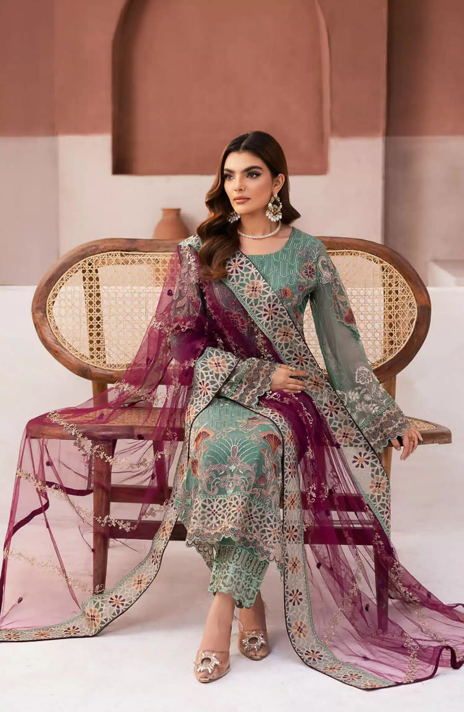 Ramsha Arzoo Chiffon Collection Vol 01 - U 103