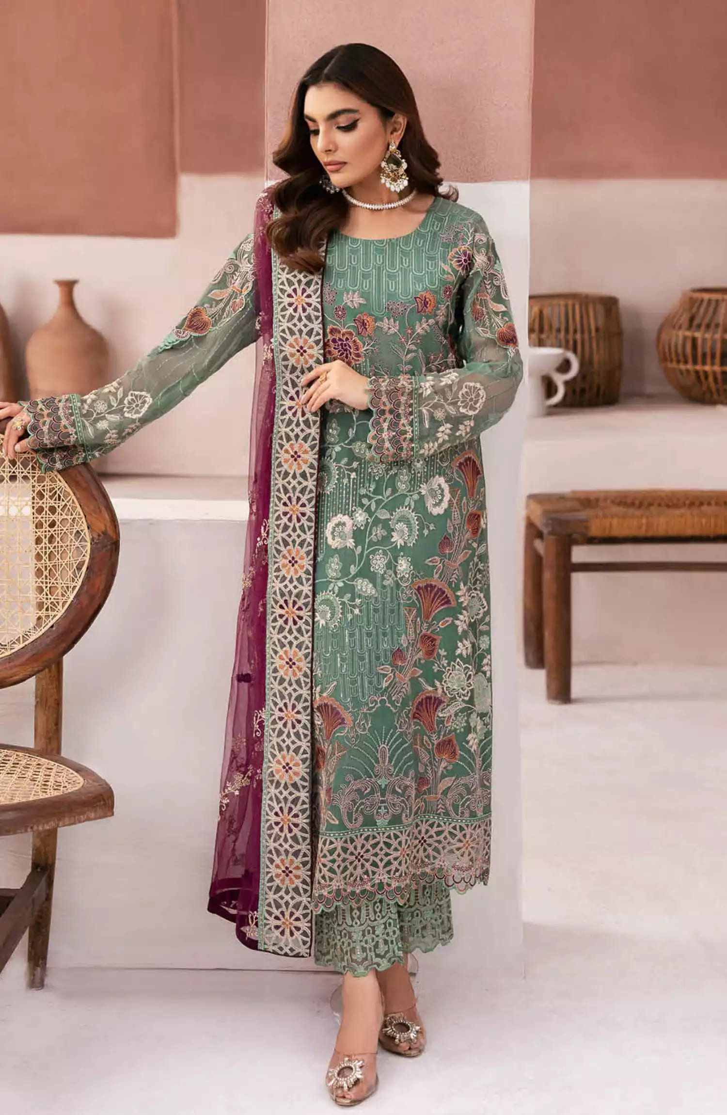 Ramsha Arzoo Chiffon Collection Vol 01 - U 103