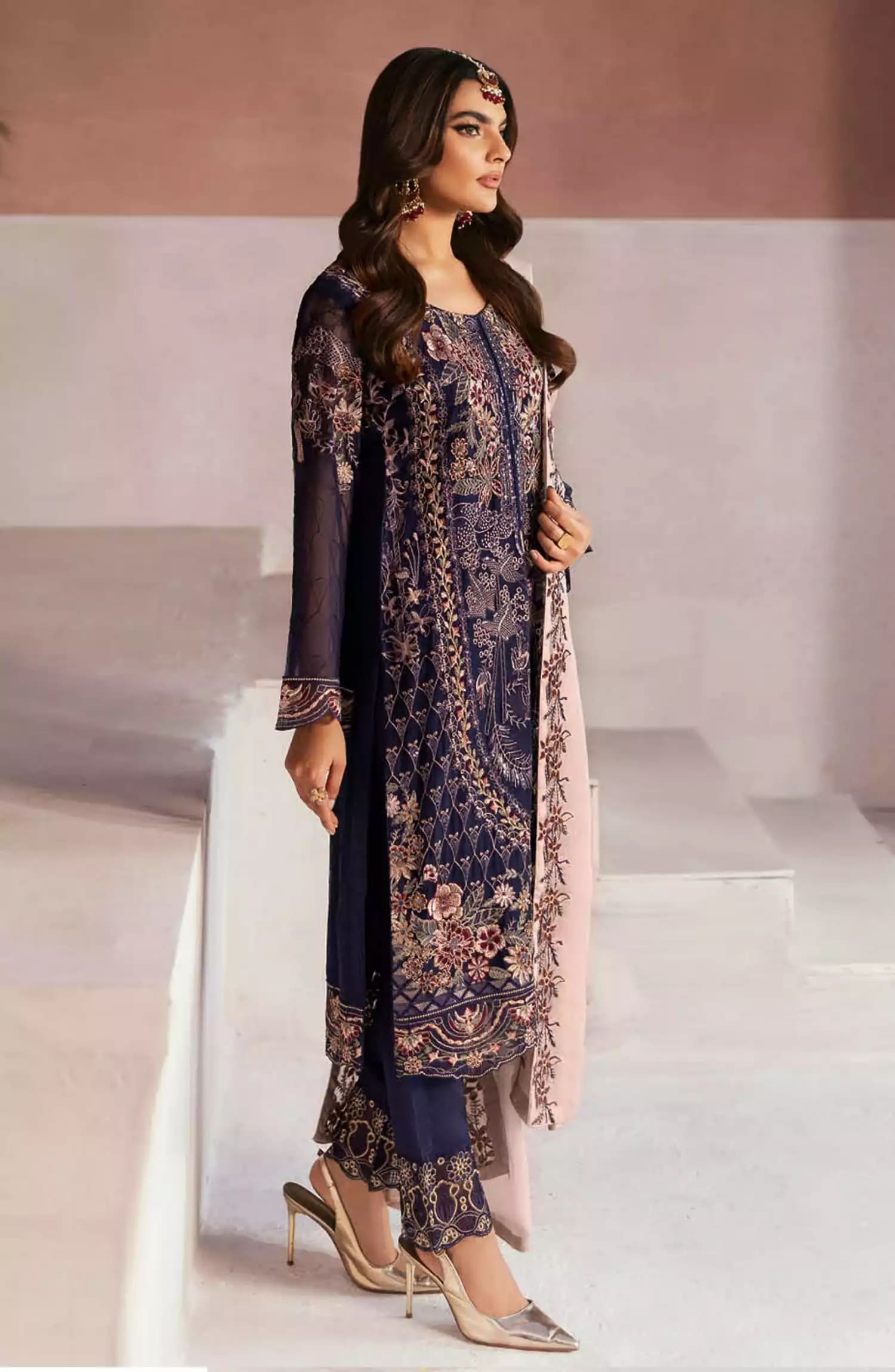 Ramsha Arzoo Chiffon Collection Vol 01 - U 104