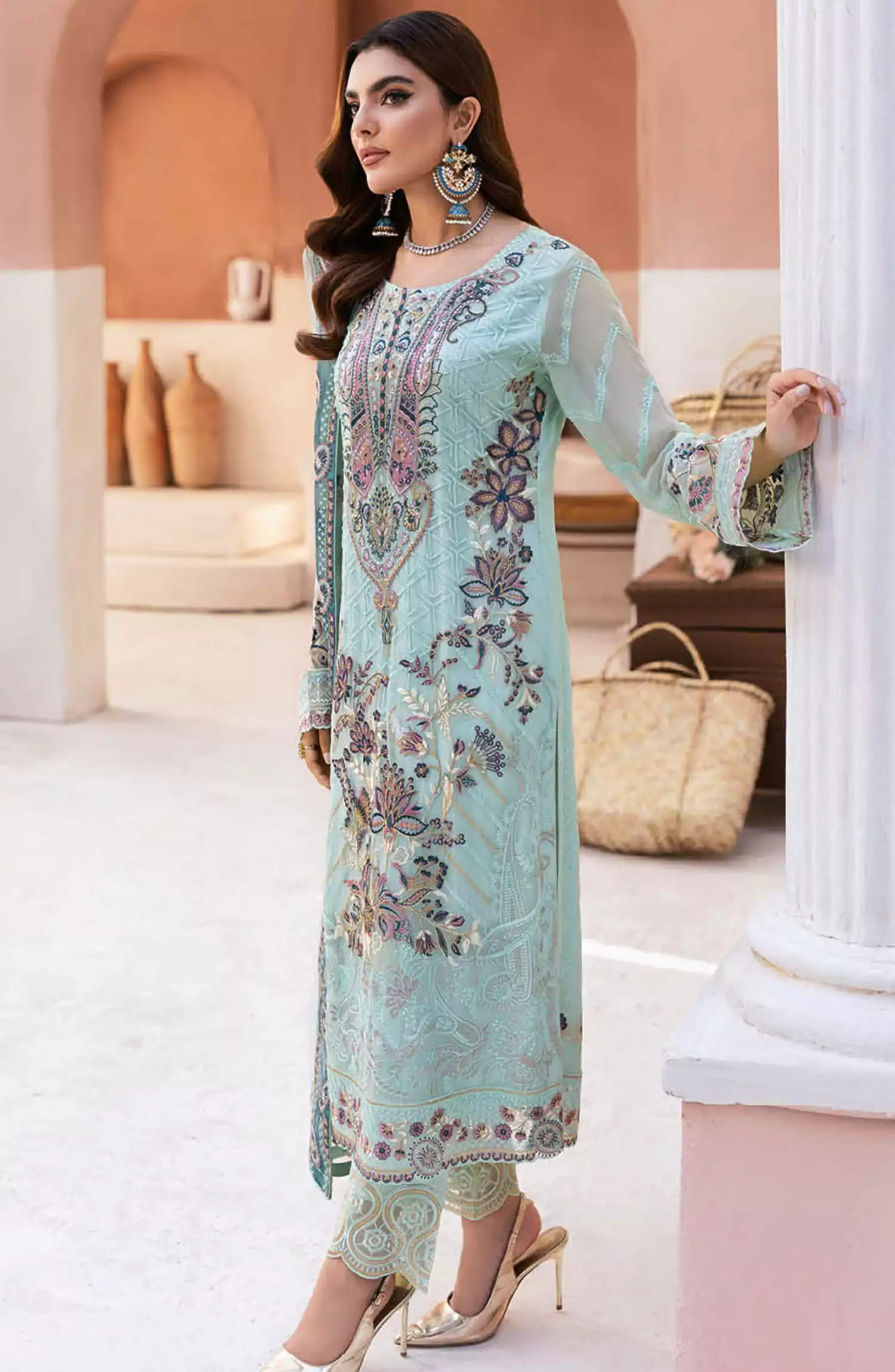 Ramsha Arzoo Chiffon Collection Vol 01 - U 108