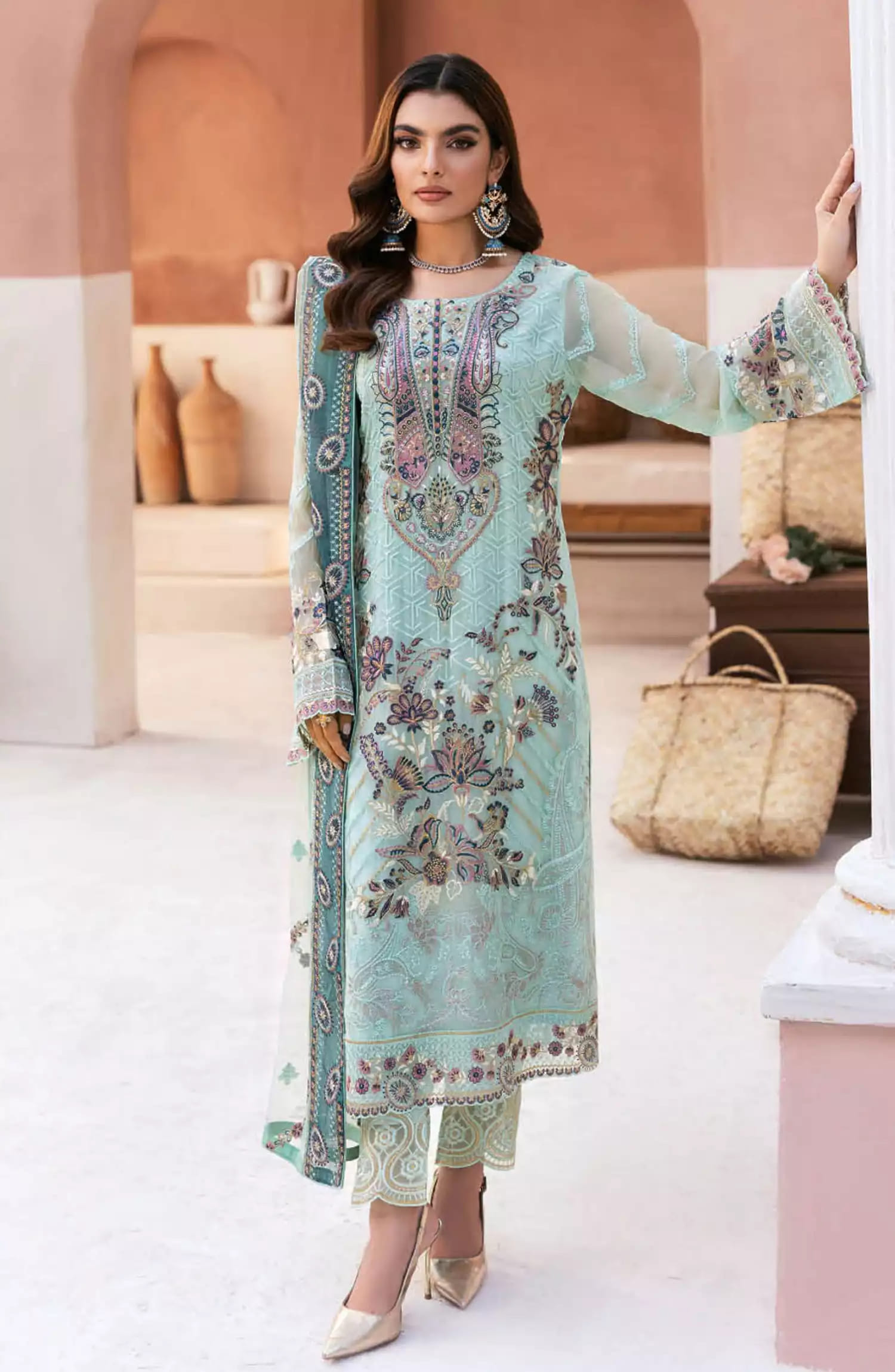 Ramsha Arzoo Chiffon Collection Vol 01 - U 108