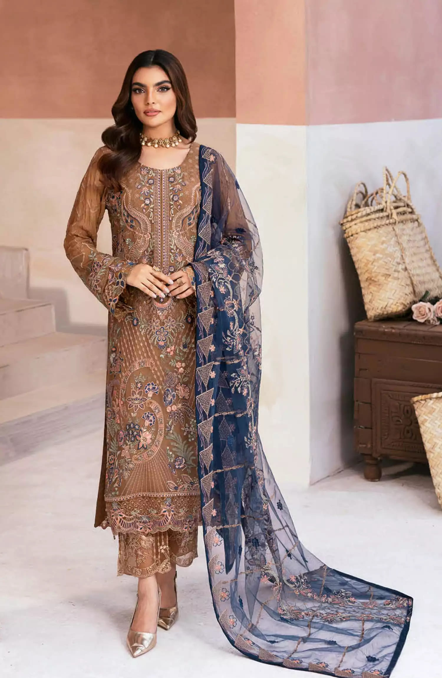 Ramsha Arzoo Chiffon Collection Vol 01 - U 110