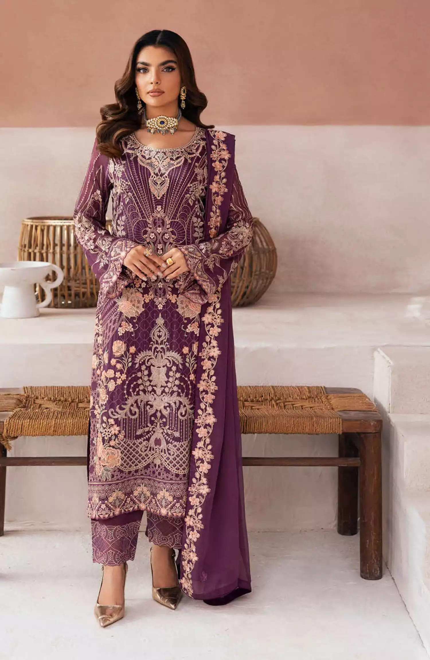 Ramsha Arzoo Chiffon Collection Vol 01 - U 112