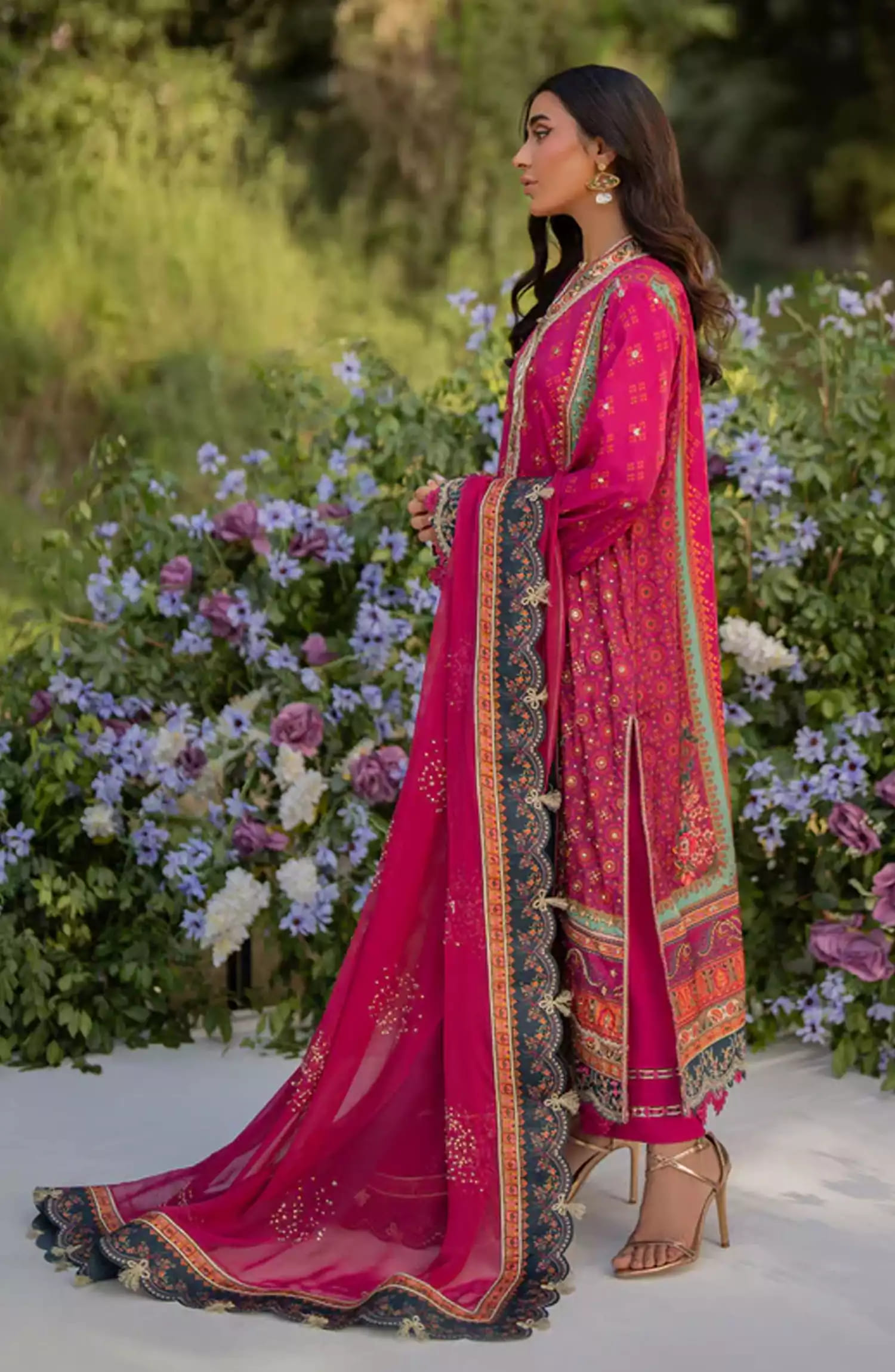 Qalamkar Luxe Silk Collection 2024 - UA-01 ELIA