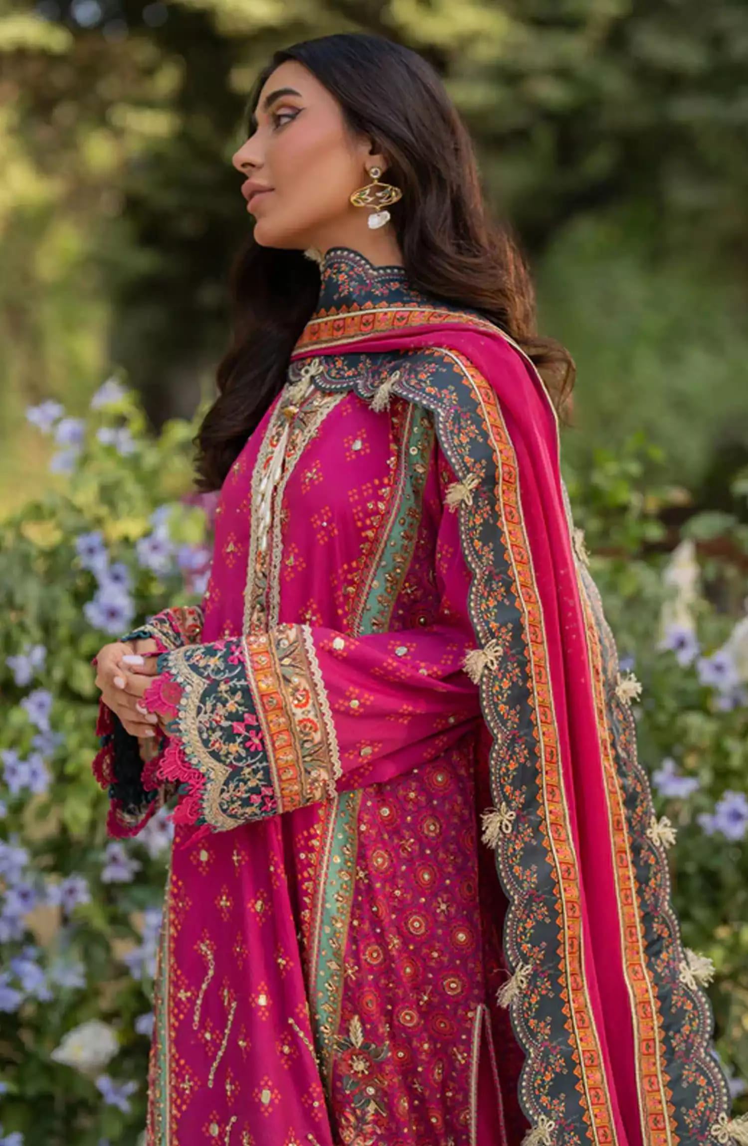 Qalamkar Luxe Silk Collection 2024 - UA-01 ELIA