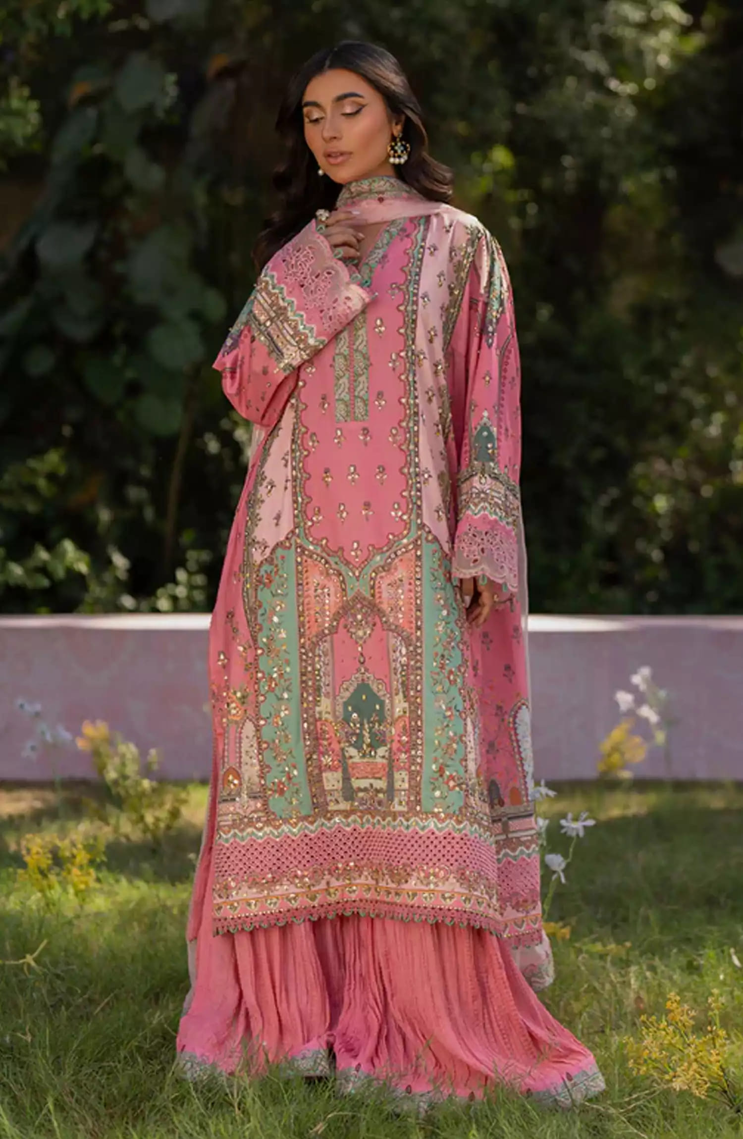 Qalamkar Luxe Silk Collection 2024 - UA-07 TESSA