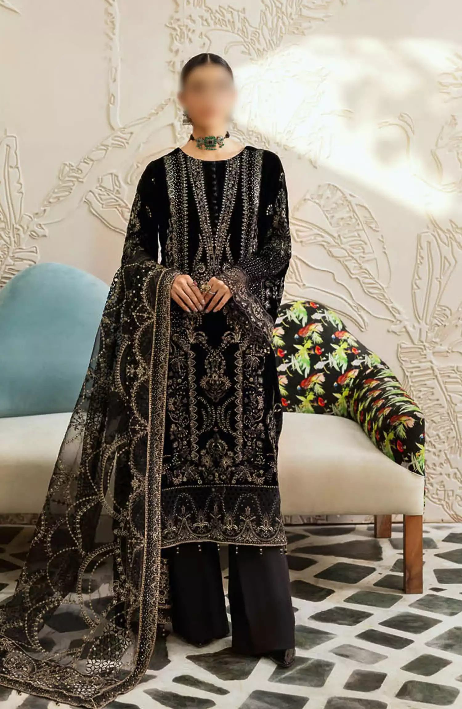 Ramsha Luxury Velvet Festive Wear 2024 - V-603