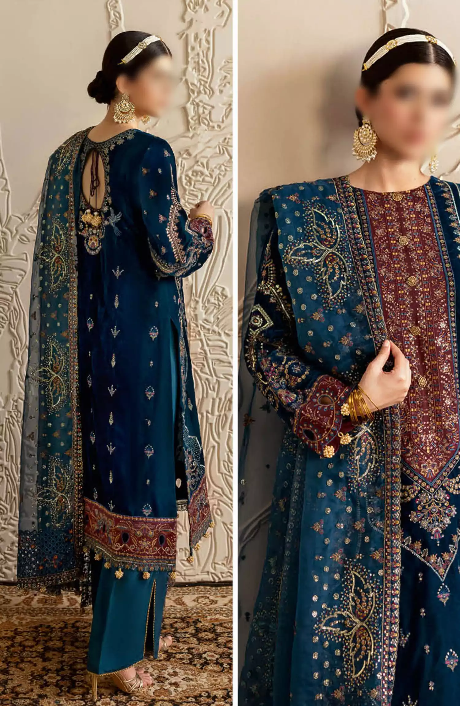 Ramsha Luxury Velvet Festive Wear 2024 - V-604