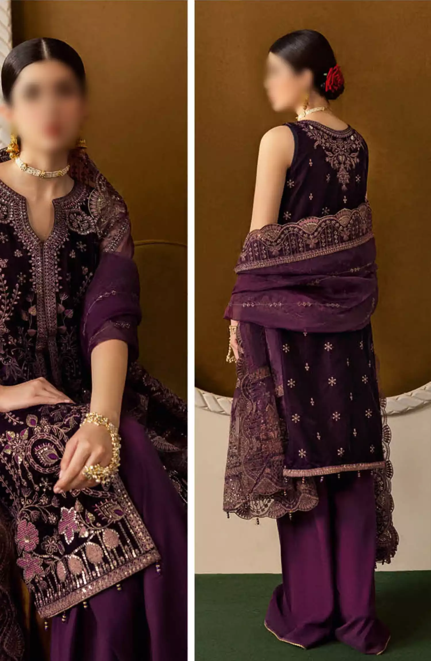 Ramsha Luxury Velvet Festive Wear 2024 - V-605