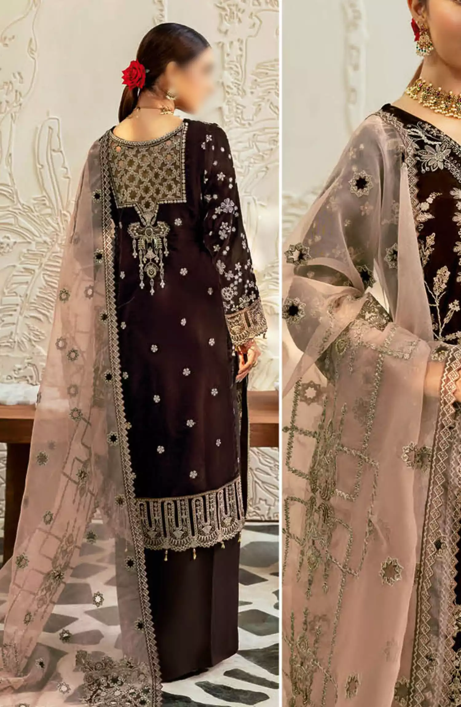 Ramsha Luxury Velvet Festive Wear 2024 - V-606