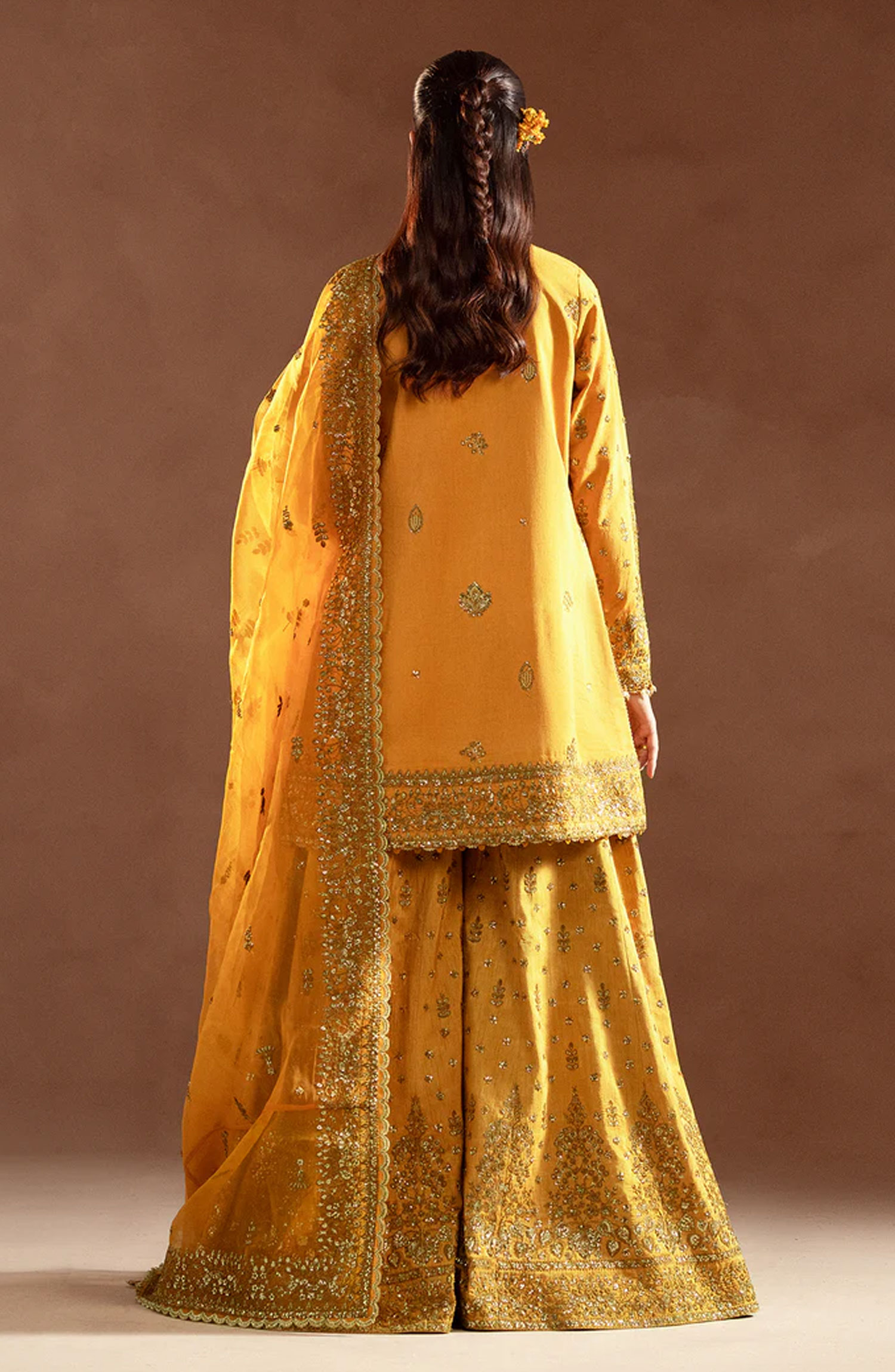 Emaan Adeel Selene Unstitched Raw Silk Collection - Veloria