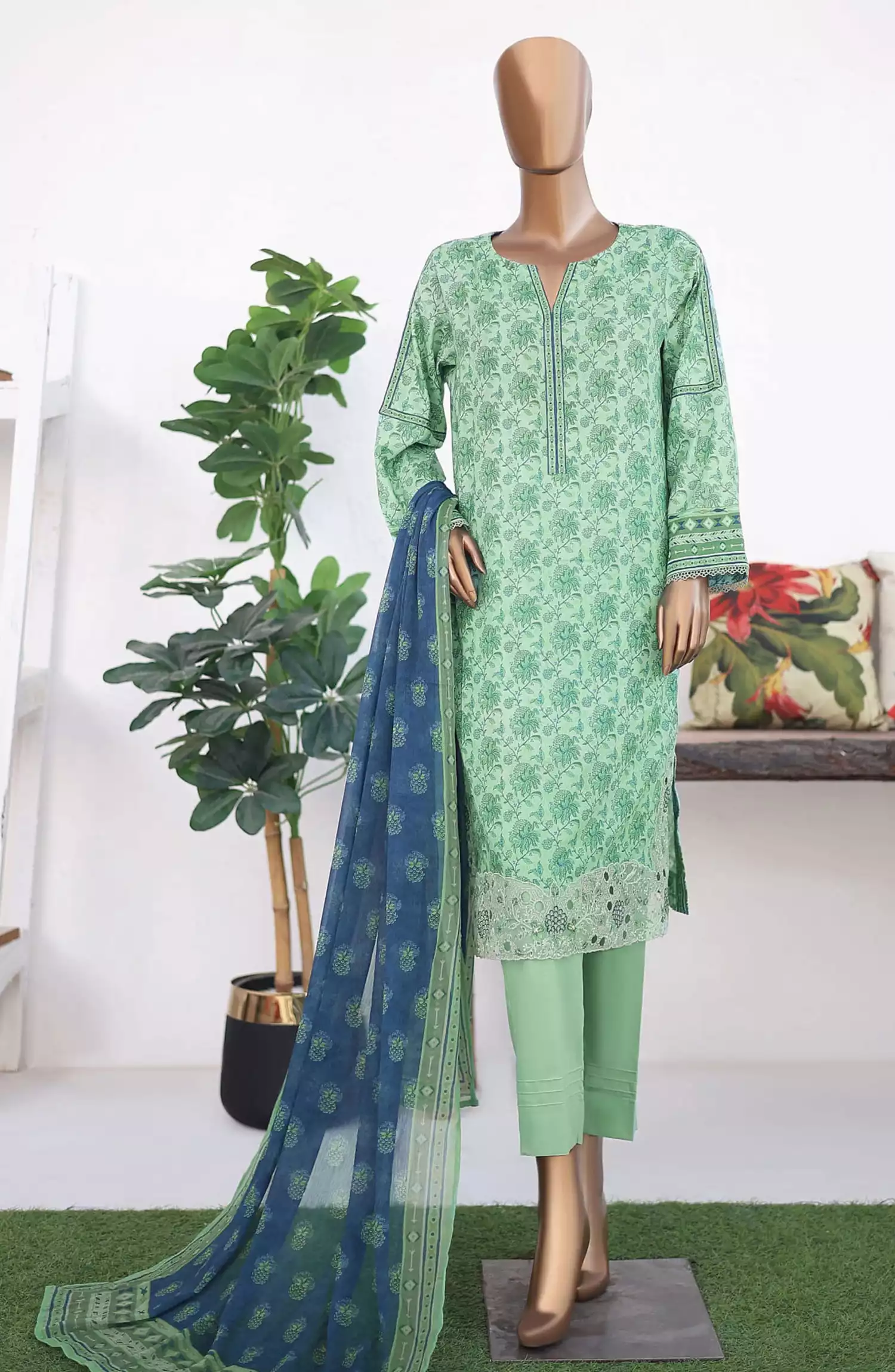 HZ Virsa Meenakari Embroidered Collection - VMC 111 A