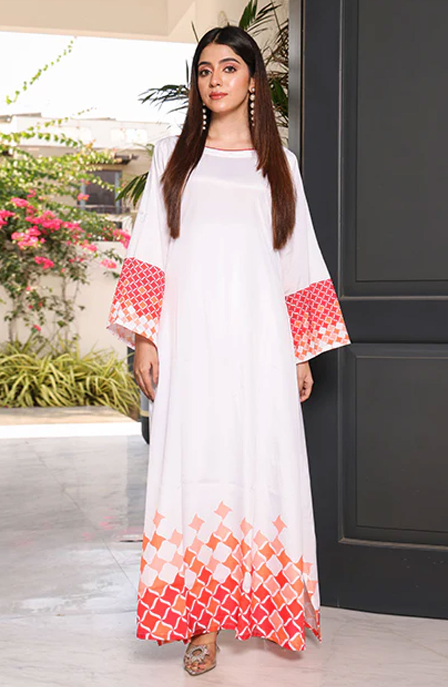 Nazmina Luxe Co Ords 2 Pc Stitched Collection - White Affairs