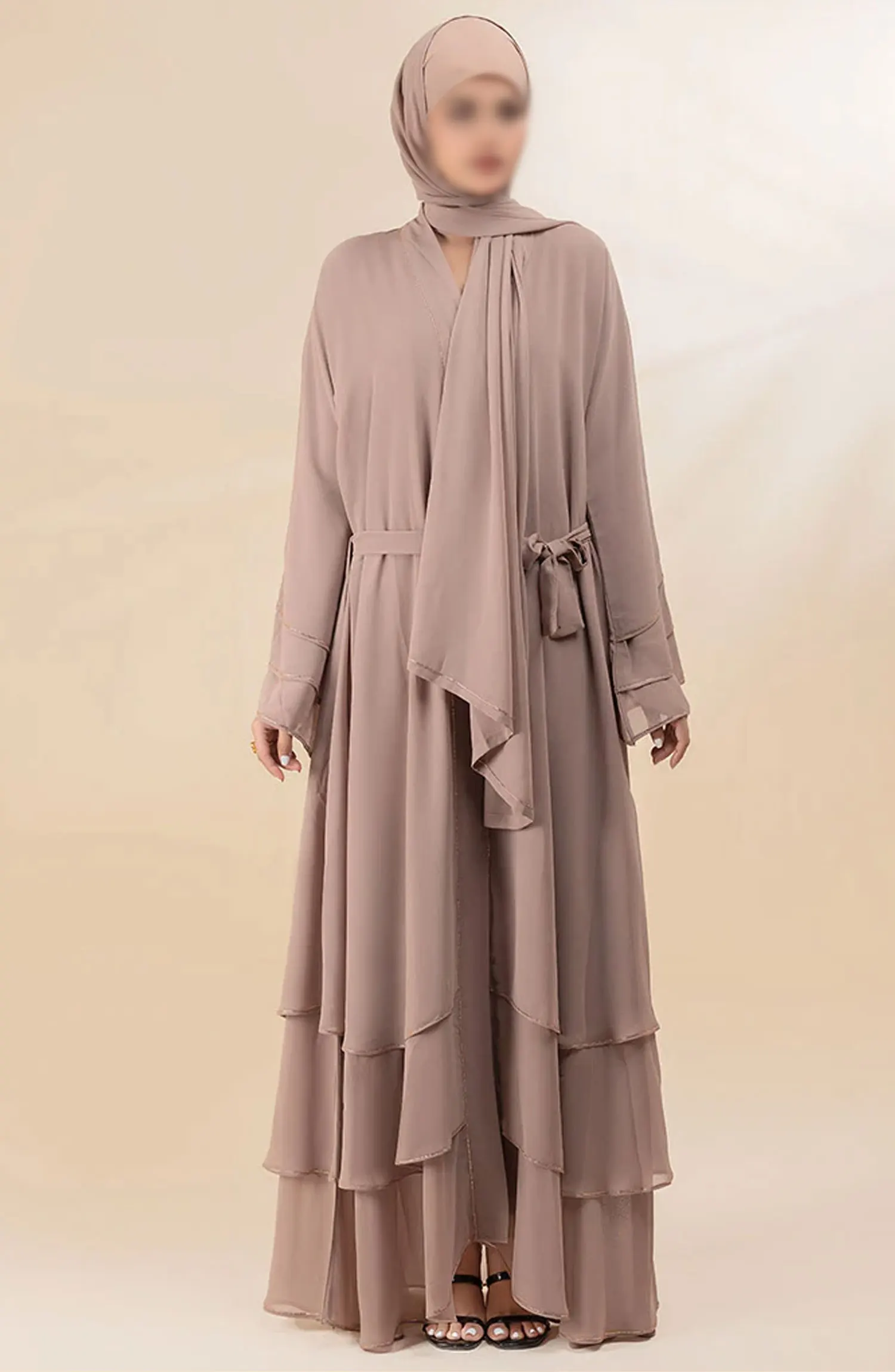 Black Camels The Abaya Edit 2024 - Yasmin Kimono Abaya