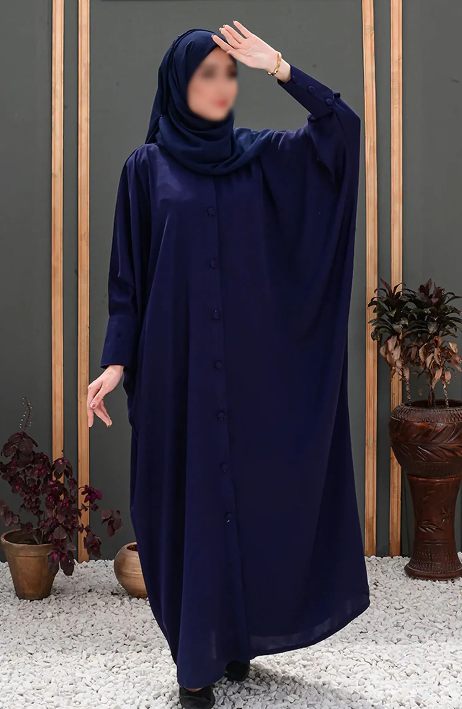 Black Camels The Abaya Edit 2024 - Zaafirah Butterfly Abaya