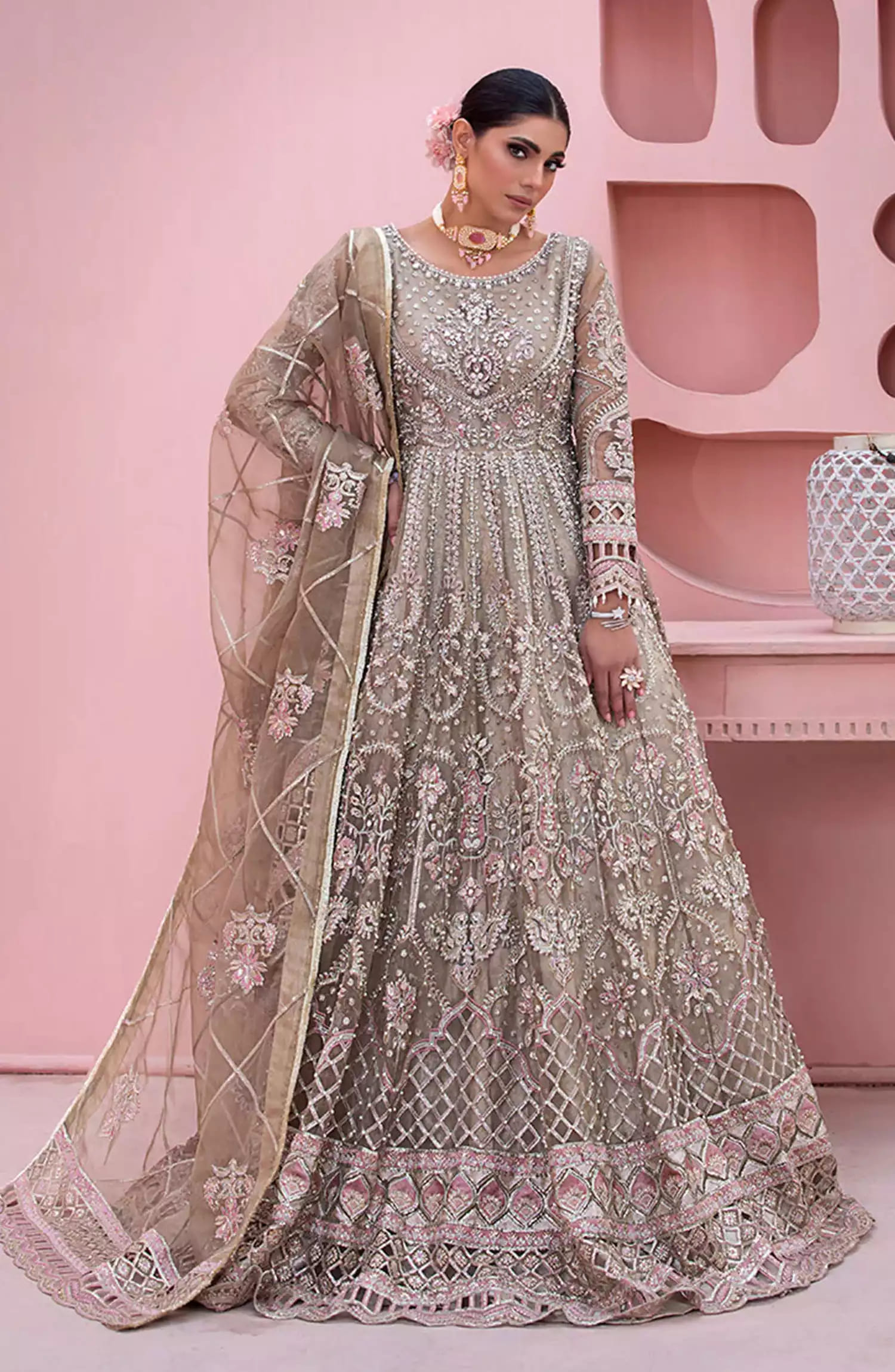 Tabeer Luxury Formal Collection By Diara Couture - ZAINA - P-01-08