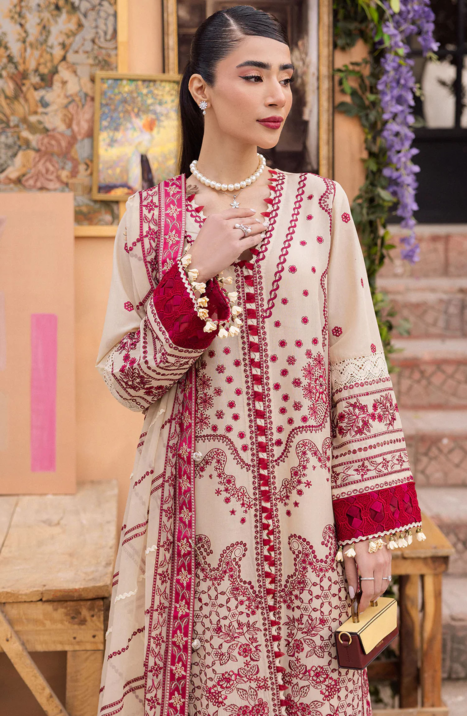 L'AMOUR LUXURY LAWN Collection By Saad Shaikh - Zena