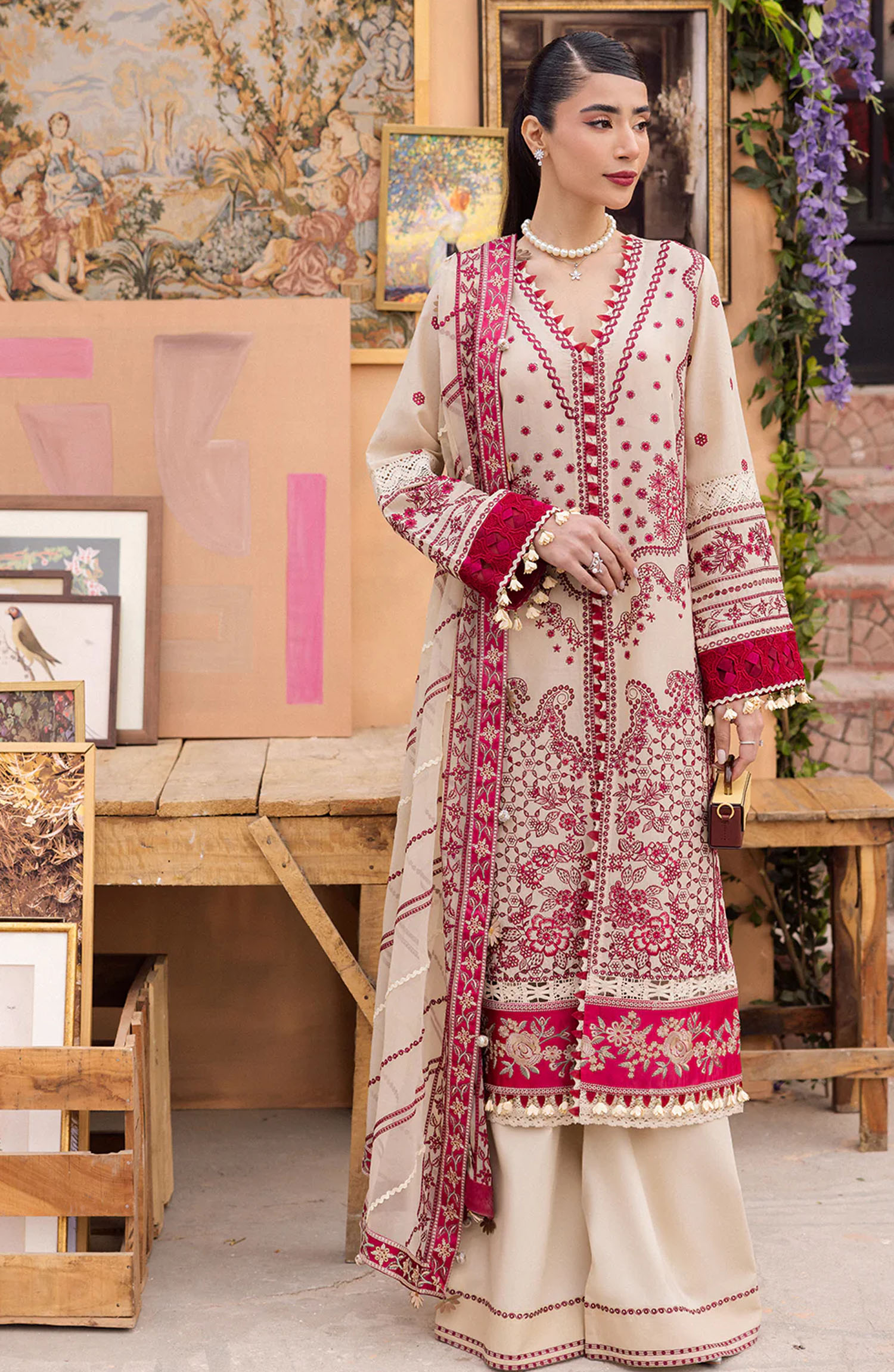 L'AMOUR LUXURY LAWN Collection By Saad Shaikh - Zena