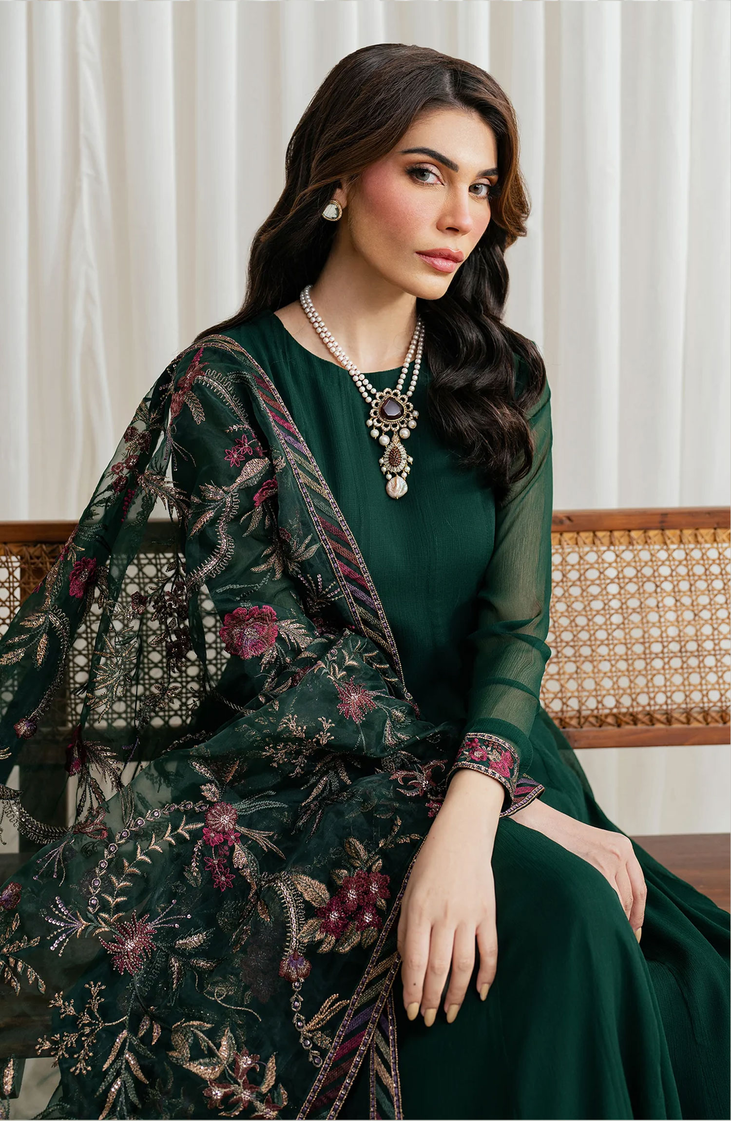 Zarif RTW Chiffon Frock Collection - ZRF-EMC-06