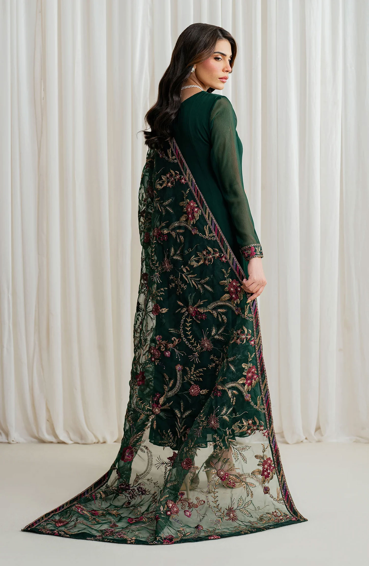 Zarif RTW Chiffon Frock Collection - ZRF-EMC-06