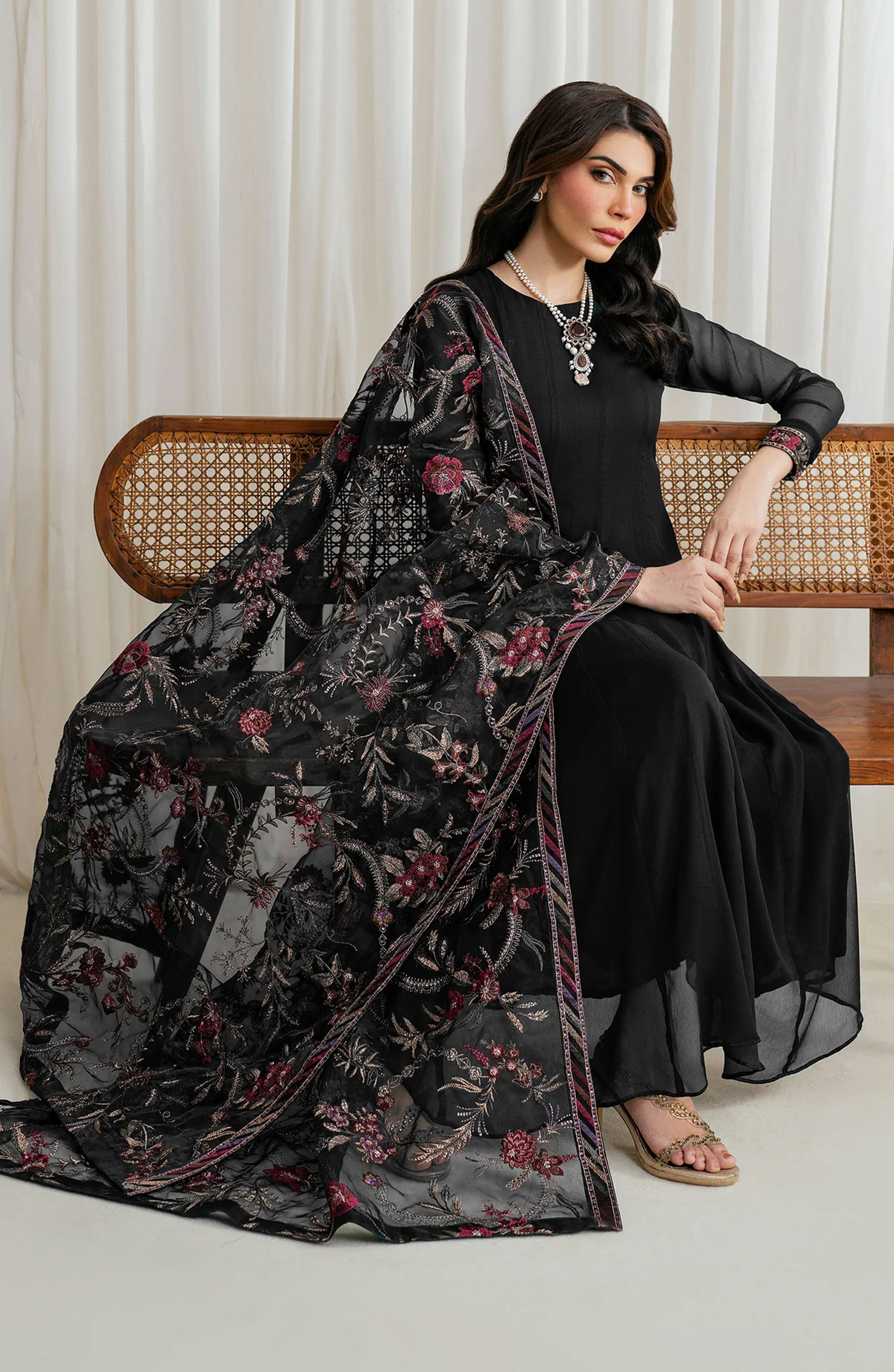 Zarif RTW Chiffon Frock Collection - ZRF-EMC-07