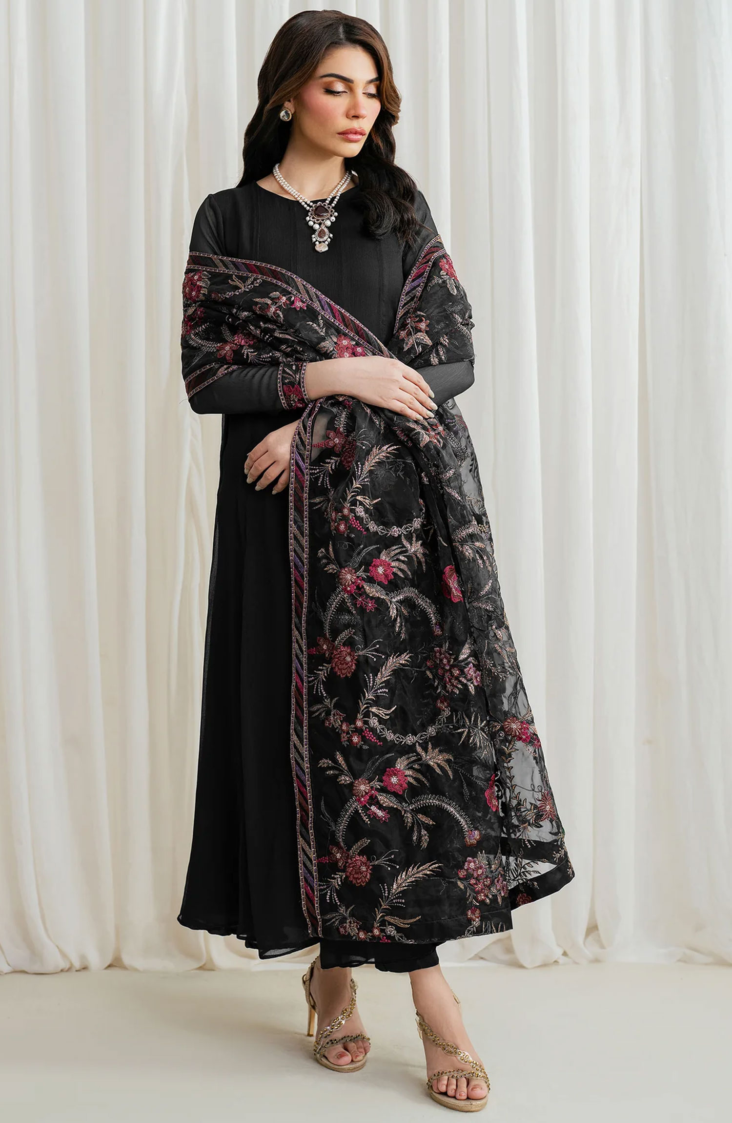 Zarif RTW Chiffon Frock Collection - ZRF-EMC-07