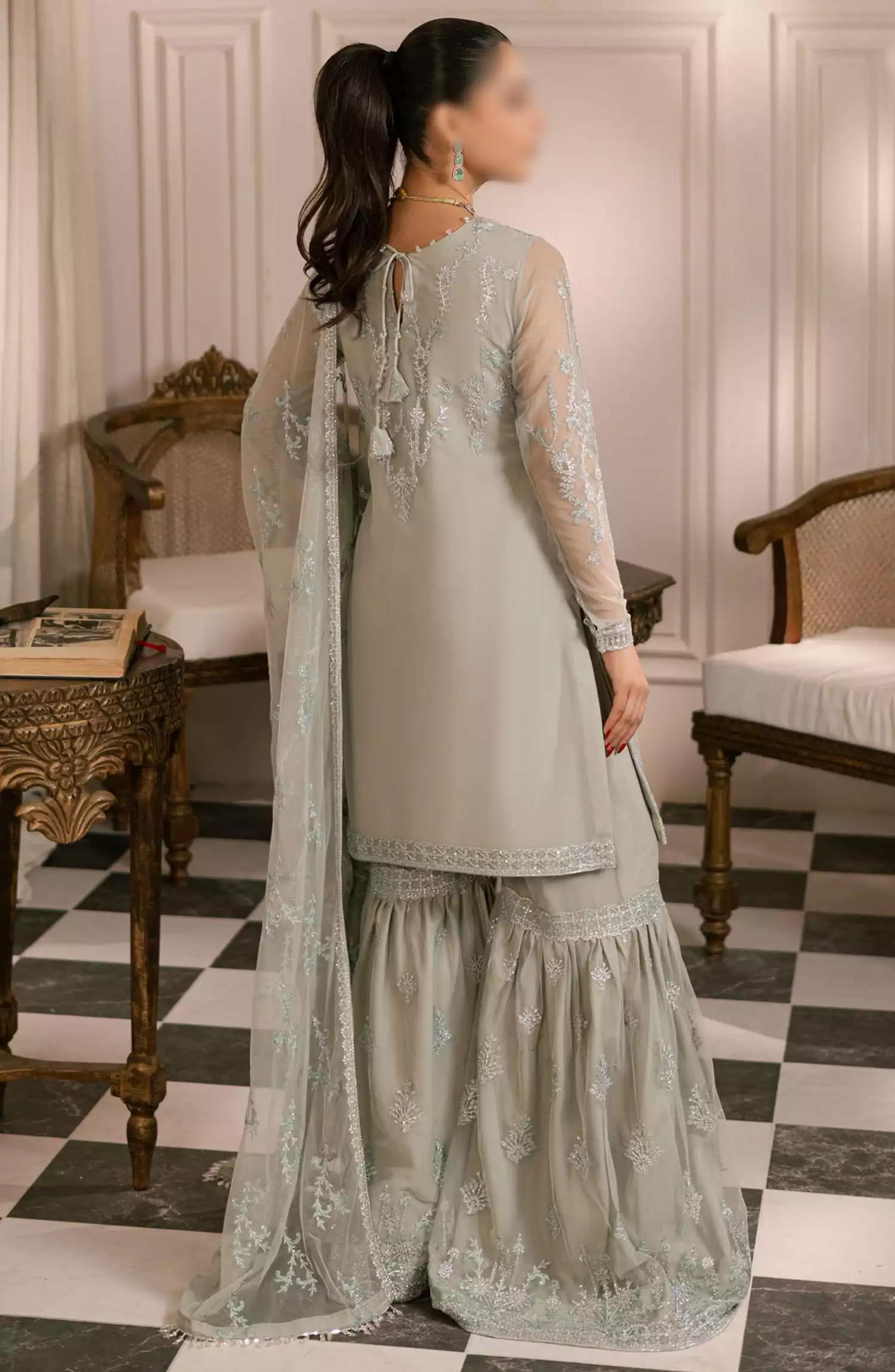 Inayat Unstitched Formals Wear By Zarif - ZRI-02 GULZAAR